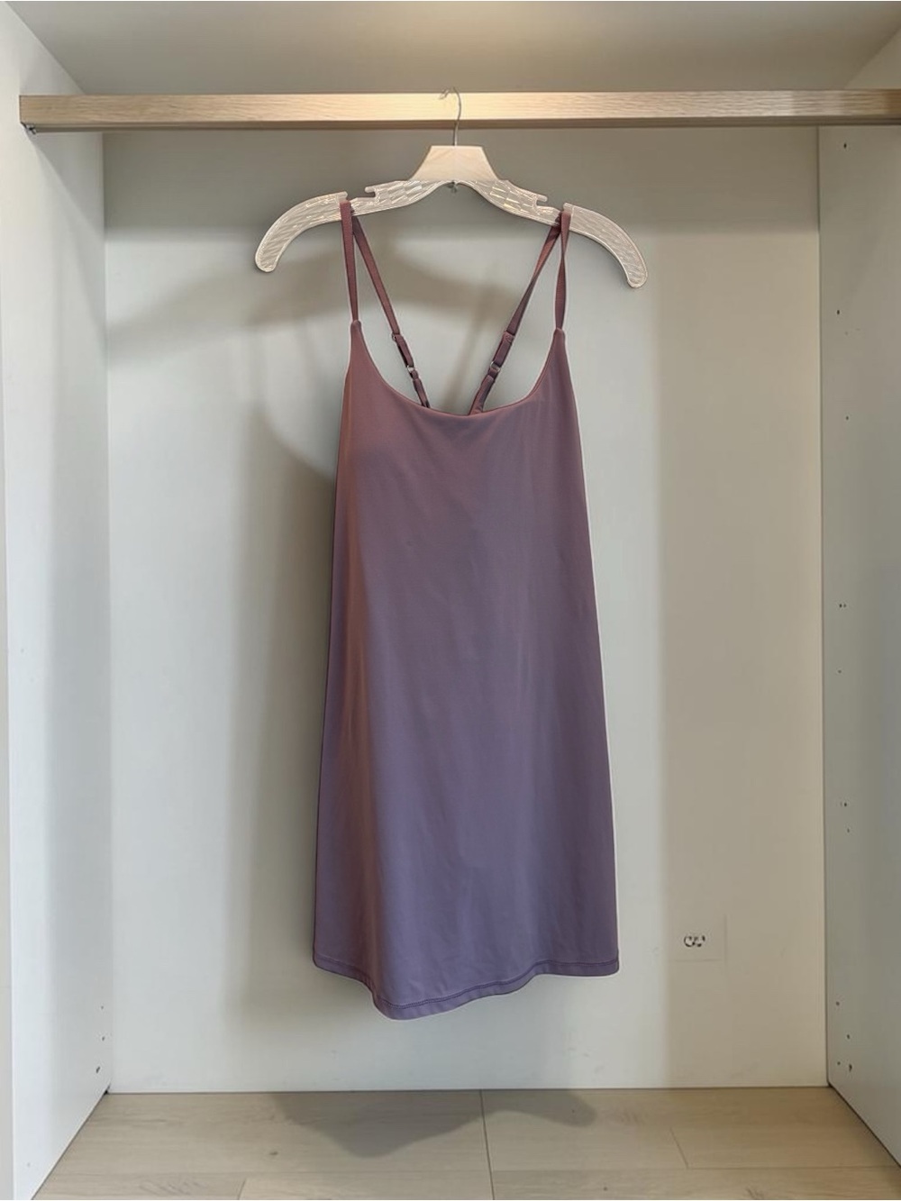 IUGA Mauve Athletic Dress with Built In Shorts Pockets Tennis Golf - Picture 2 of 13